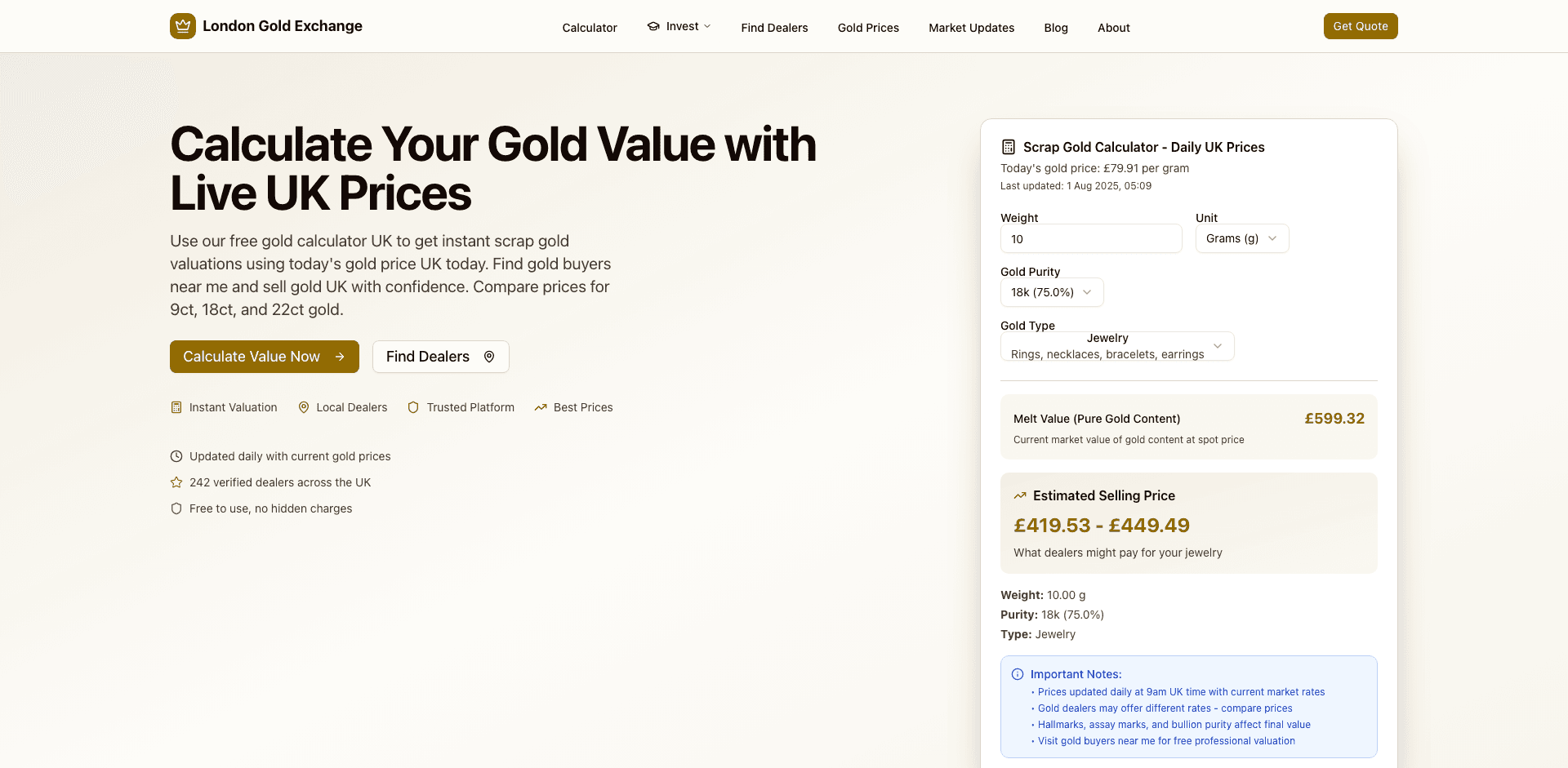 London Gold Exchange
